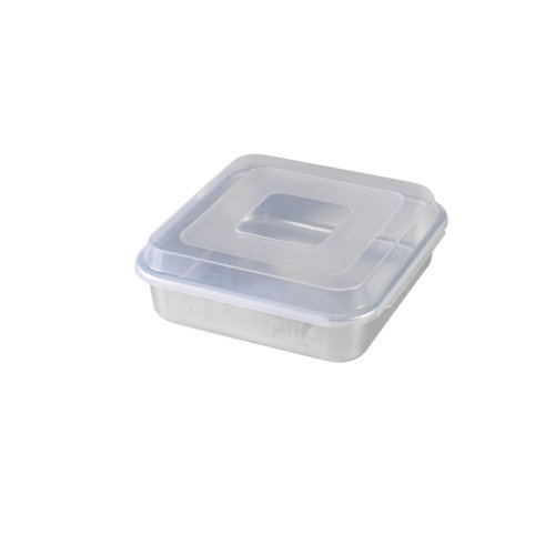 Nordic Ware Natural Commercial Square Cake Pan with Lid & Reviews Wayfair
